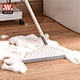 Home Hand Push Floor Dust Hair Cleaning Adjustable Floor Plastic Scraper Magic Wiper Broom